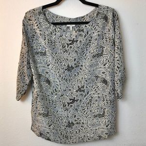 Joie Blouse Batik Pattern XS
